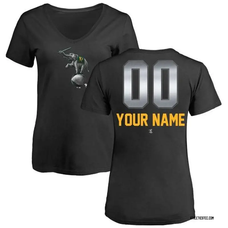 Oakland Athletics V-Neck Jersey - Gray